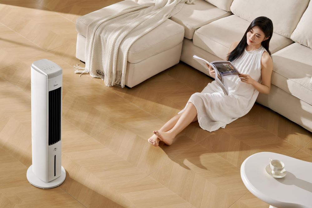 Midea, merek elektronik rumah tangga terkemuka, resmi meluncurkan produk air cooler terbaru