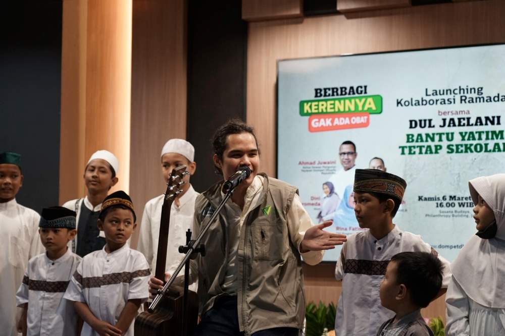 campaign “Muliakan Yatim” bersama Dul Jaelani. 