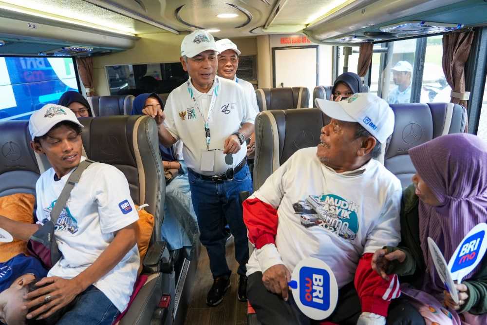 tahun ini BRI Group akan memberangkatkan 8.482 pemudik dengan 170 bus ke berbagai kota di Pulau Jawa dan Sumatera. 