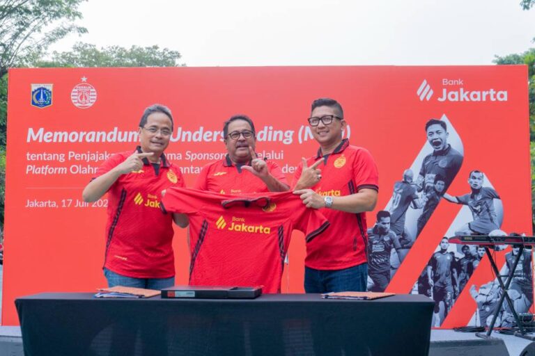 Bank Jakarta siap menyatakan dukungannya kepada klub sepak bola Persija dalam menghadapi kompetisi I-League Super Liga 2025–2026