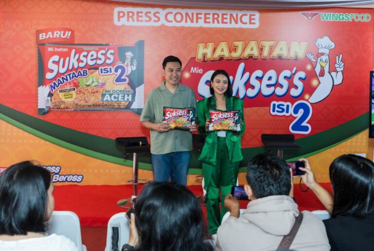 WINGS Food kembali menghadirkan inovasi terbaru dari lini produk Mie Sukses’s Isi 2 Mantab Series, yaitu Mie Sukses’s Rasa Mie Goreng Aceh.