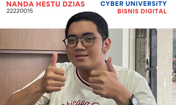 Nanda Hestu Dzias, mahasiswa Program Studi Bisnis Digital